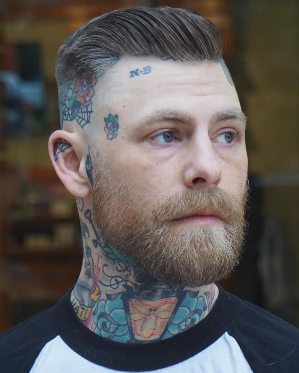 short hair with beard styles for men