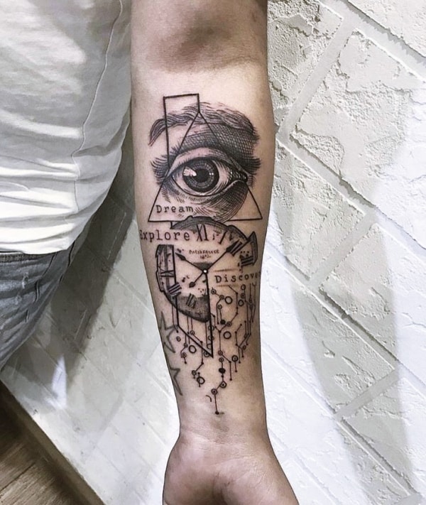 Eye Forearm Tattoos For Guys