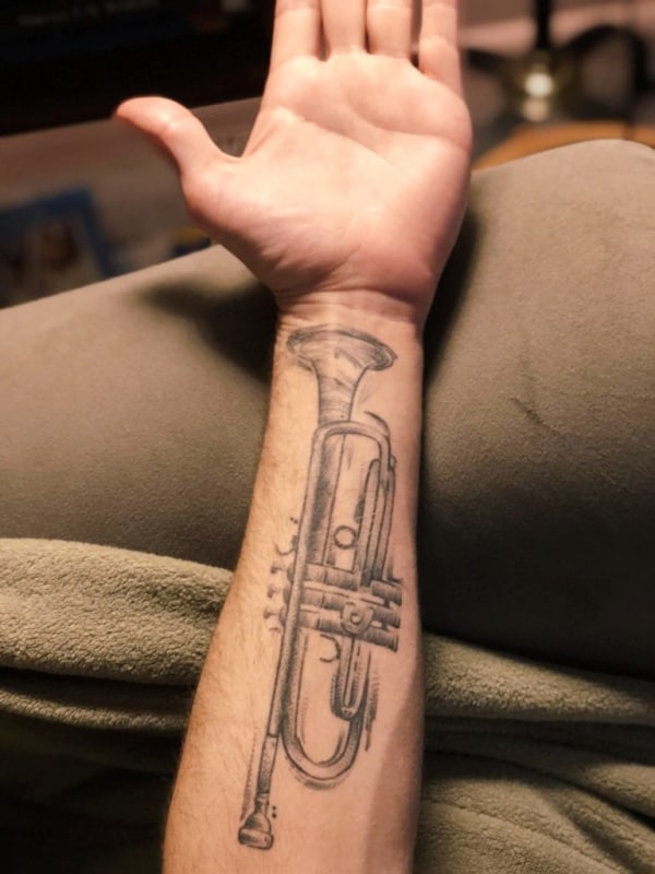 Music Note Forearm Tattoos For Guys
