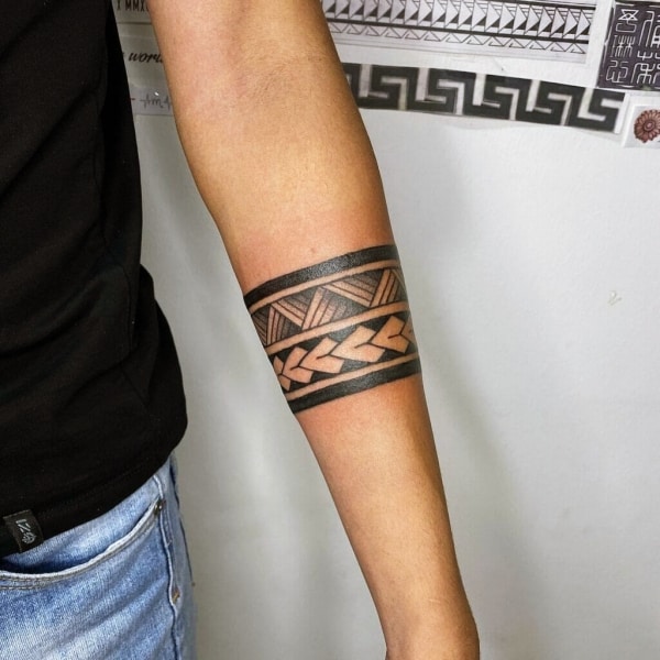 Tribal Forearm Tattoos For Guys